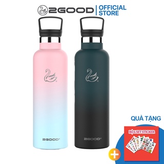 Bình Giữ Nhiệt 2GOOD FLASK Standard Mouth SM-02 HandleLid (621ml)