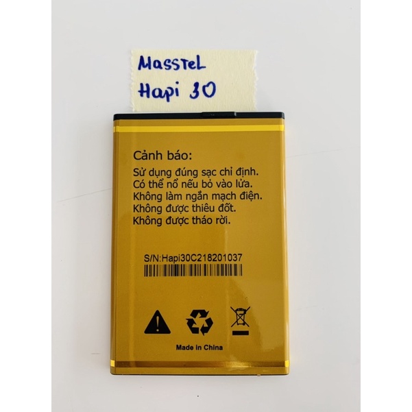 Pin Masstel Hapi30 Chính Hãng Mới 100%