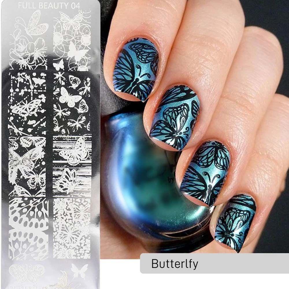 Miếng Dán Trang Trí Móng Tay Họa Tiết Hoa / Đại Dương Xinh Xắn