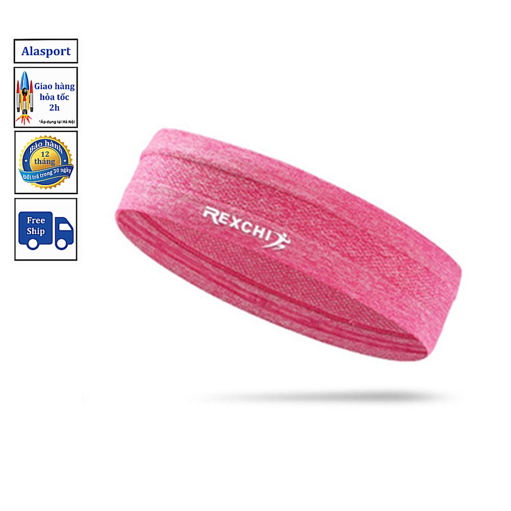 Băng đô thể thao cài đầu headband cotton dùng cho tập gym yoga bóng rổ cầu lông thấm mồ hôi chống trượt co giãn tốt