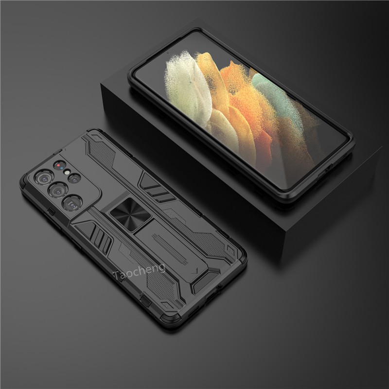 Ốp điện thoại cứng có giá đỡ dành cho Samsung Galaxy S22 S21 FE Plus Ultra 5G S22Plus S22Ultra S21FE S21Plus S21Ultra