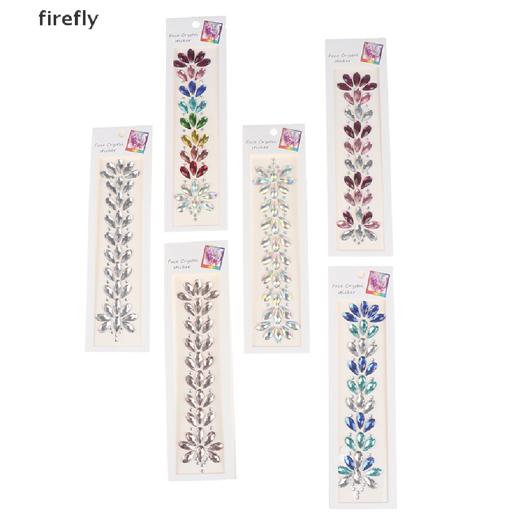 Miếng Dán Pha Lê 3D Lấp Lánh Trang Điểm Mặt / Trán / Cơ Thể