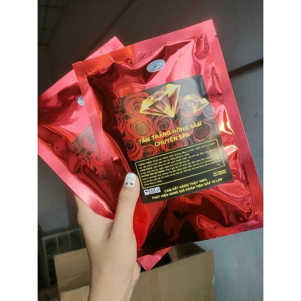 Tắm trắng hồng sâm