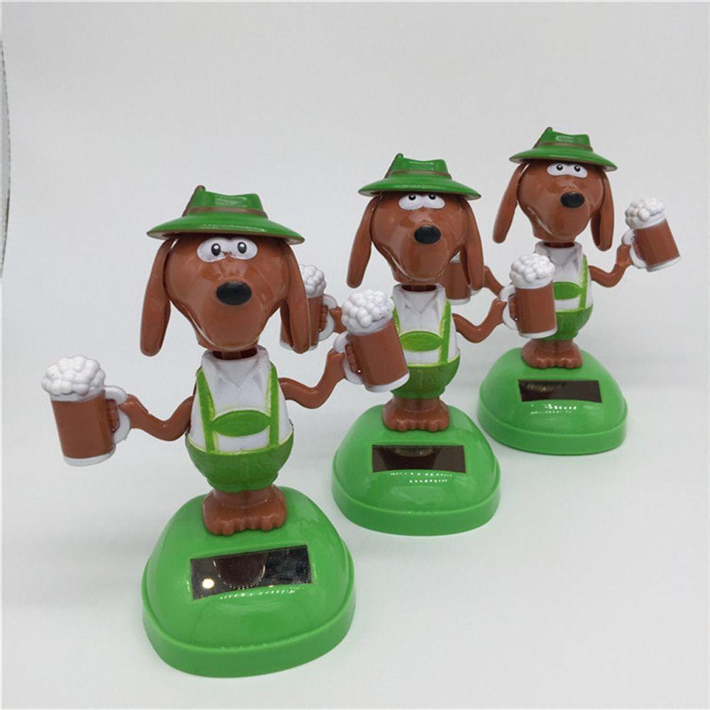 Đồ trang trí Chú Chó Trang Trí Xe Hơi Chạy Bằng Năng Lượng Mặt Trời VANES1