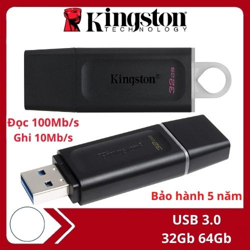 USB 3.0 Kington 32GB DataTraveler Exodia, USB máy tính chuẩn 3.2 Gen1 bảo hành 5 năm