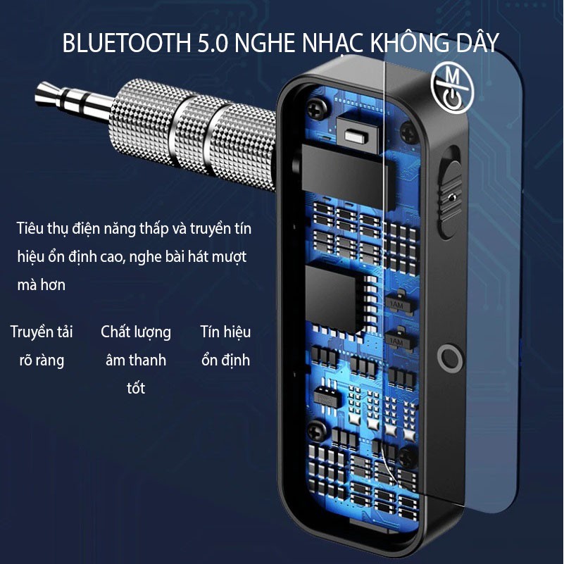 Thiết Bị Thu Phát Không Dây 3.5mm AUX Bluetooth 5.0 C28