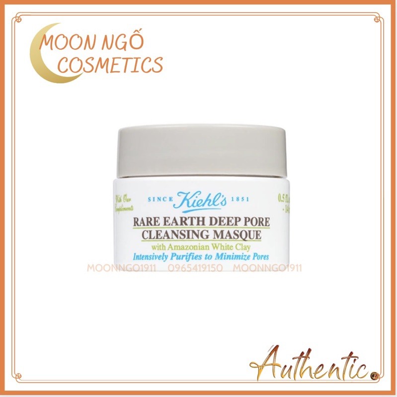 [Mã 77FMCGSALE1 giảm 10% đơn 250K] [MiNi] Mặt Nạ Đất Sét Kiehl’s Rare Earyh Deep Pore Cleansing Masque 14ml