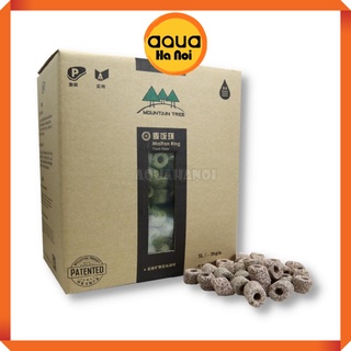 Sứ lọc mountain tree - maifan ring - 100 ml - vật liệu lọc cao cấp khử no3, nh3 hồ cá thủy sinh