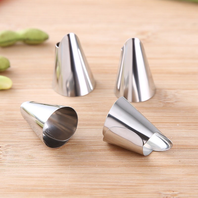 Dụng cụ bảo vệ ngón tay gọt vỏ bằng thép không gỉ đa chức năng