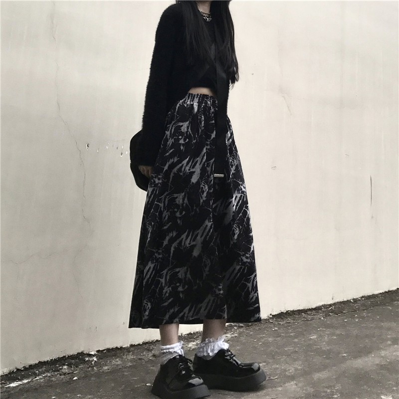 Chân Váy Nhung Dáng Chữ A Phong Cách Hàn Quốc | BigBuy360 - bigbuy360.vn