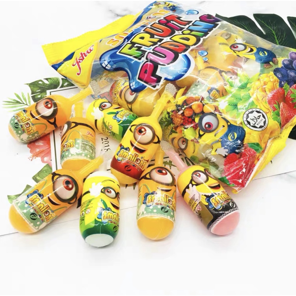 Thạch Minion trái cây ⚡ CỰC HOT ⚡ Fruit pudding minion đủ vị, thơm nồng hương trái cây, vị ngon khó cưỡng