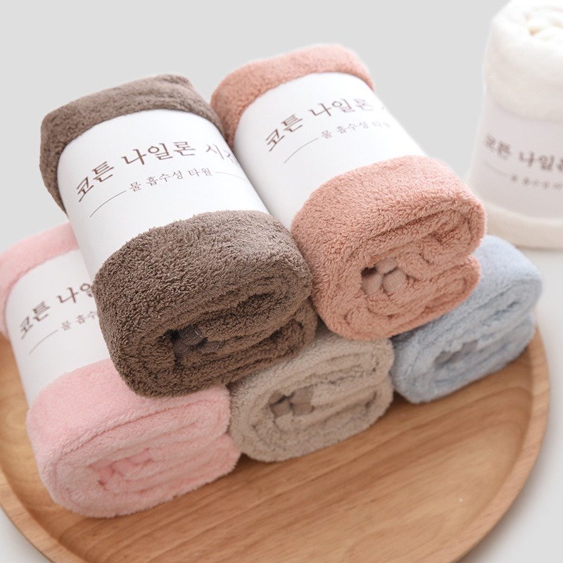 Khăn Tắm Khăn Gội Đầu Khăn Lau Mặt Dùng Cho Gia Đình Spa Khách Sạn,Thấm Hút Không Ra Màu 70x140cm - KHĂN TẮ