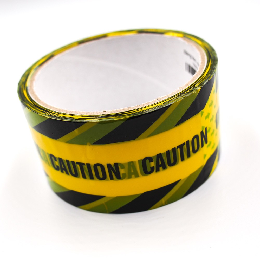 Băng keo tape vàng CAUTION - Sticker Factory - chiều dài 25m