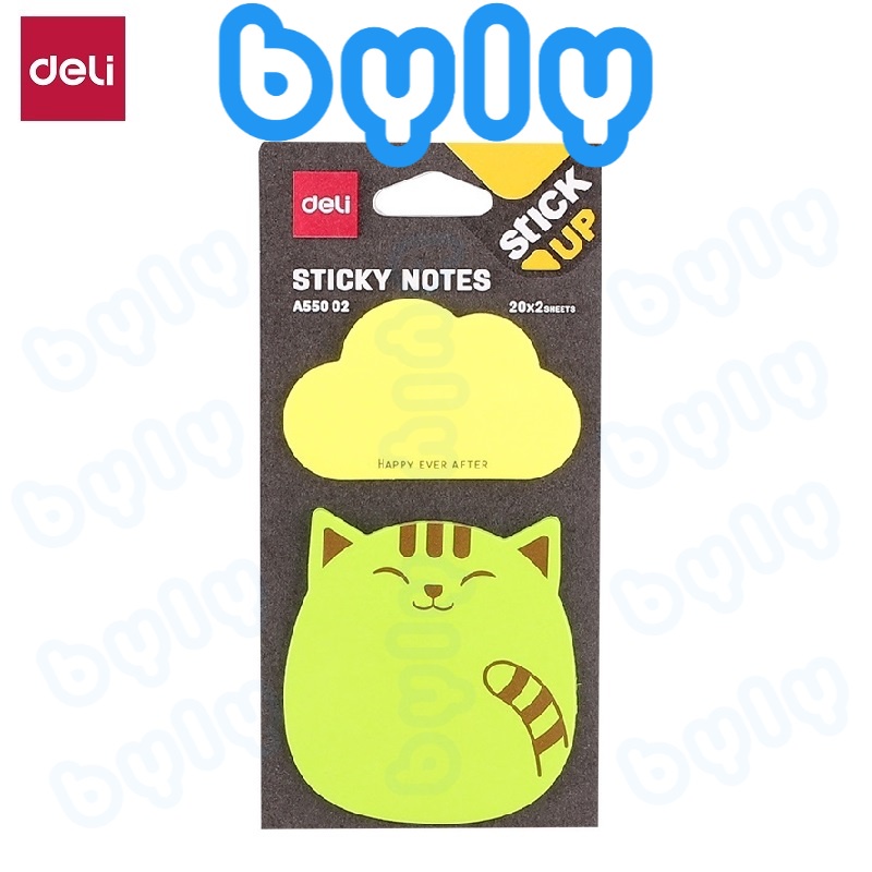 [Ship hỏa tốc] Sticky Notes - Giấy Ghi Chú Hình cute DELI | A55002 - ByLy Store