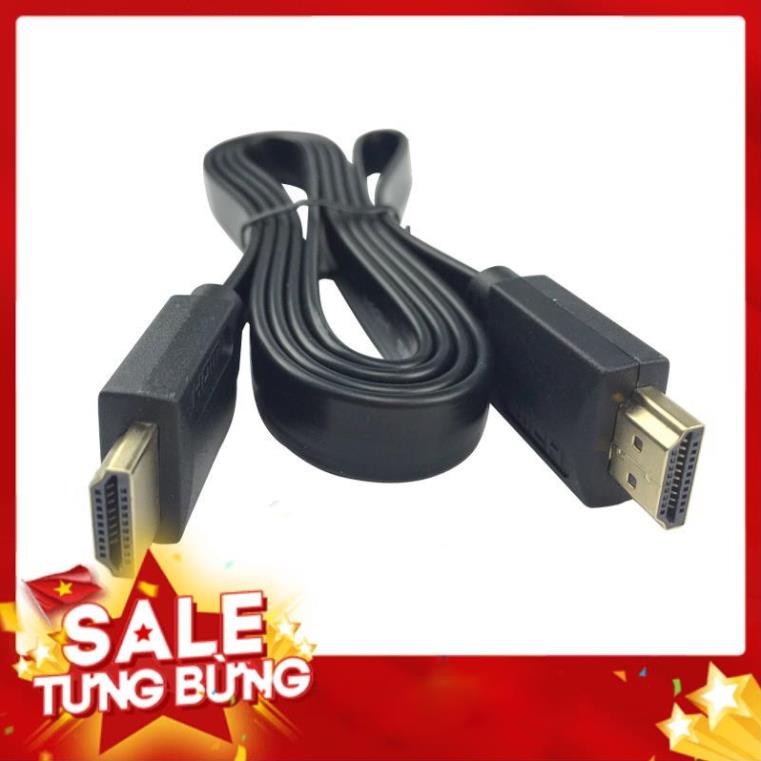 [Hàng loại 1] Dây cáp Hdmi dẹt đen 1,5m tốt -PC