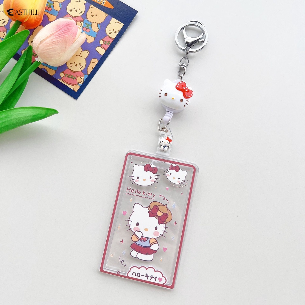 Vỏ Bọc Thẻ Xe Buýt Trong Suốt In Hoạt Hình Sanrioed Kulomi My Melody Cinnamoroll Dễ Thương Sáng Tạo Thích Hợp Làm Quà Sinh Nhật Cho Bé