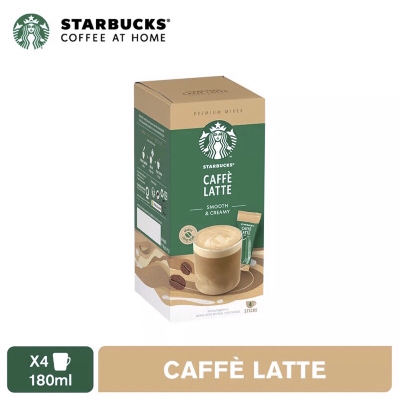 Cà phê hoà tan cao cấp Starbucks CAFFE LATTE