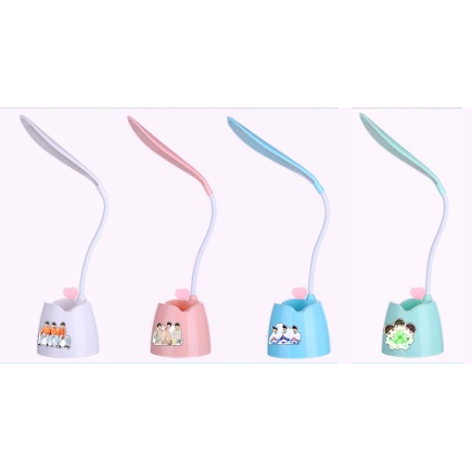 Đèn Bàn Led tfboy DBL36 kèm ống cắm bút (có thể đỡ điện thoại ) Đèn Ngủ doremon