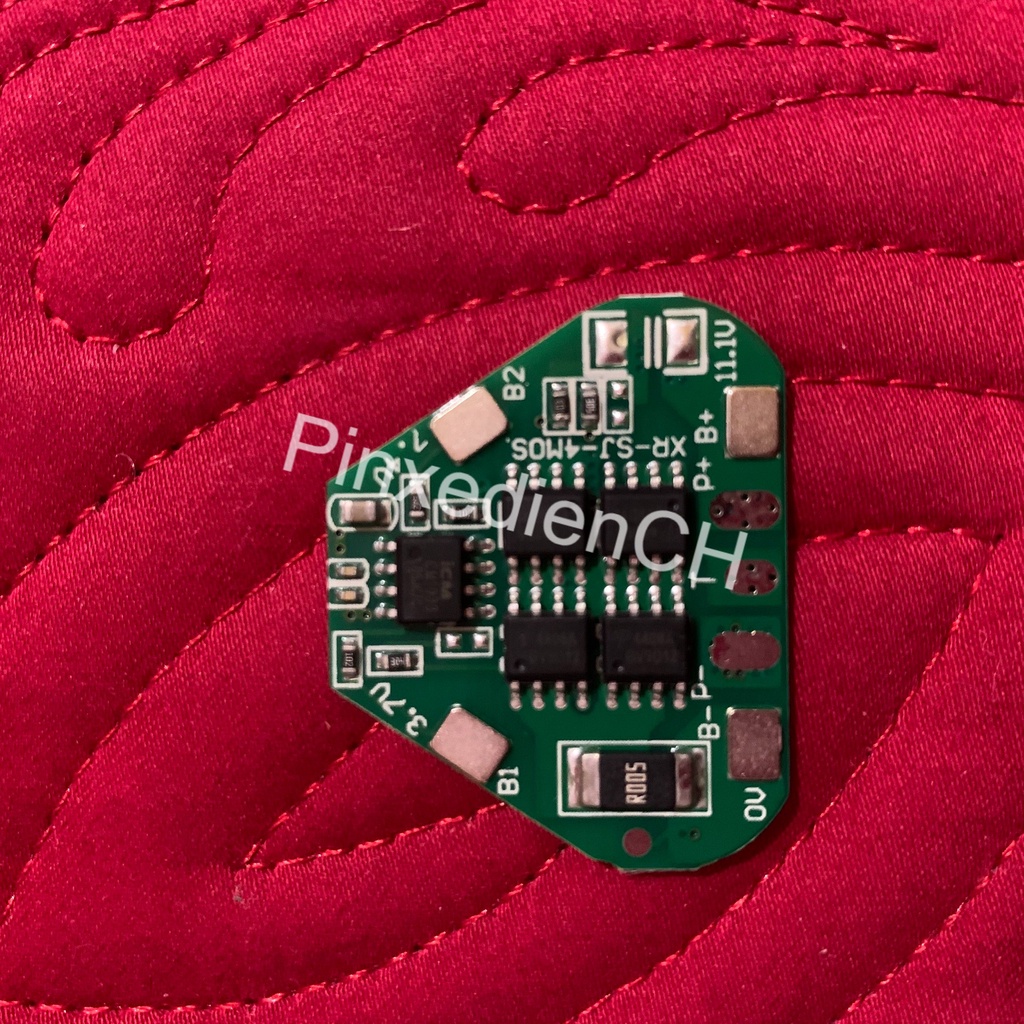Mạch Bảo Vệ Pin Lithium 3.7v 10A Bms Cho Pin Sạc 3s 12.6V với pin 18650
