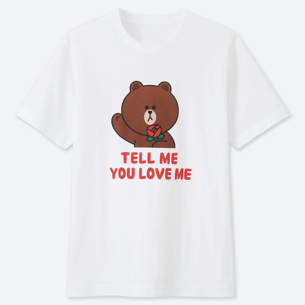 Áo thun cặp đôi hình gấu Brown dễ thương