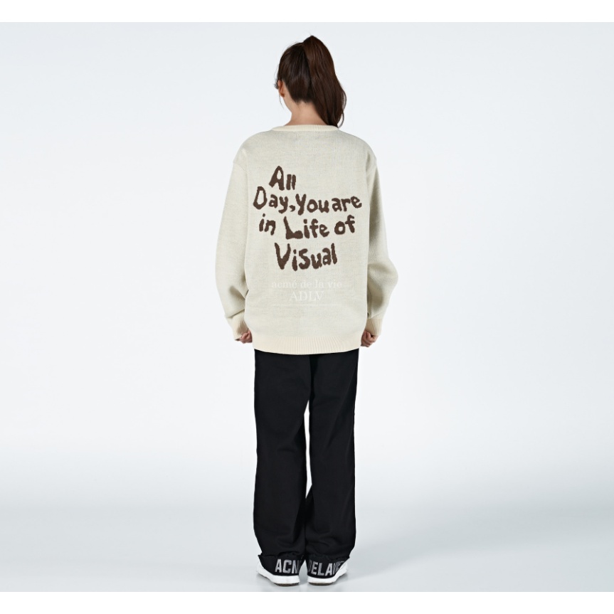 Áo len - Acmé de la vie - Sweater ADLV FRONT FULL LOGO KNIT