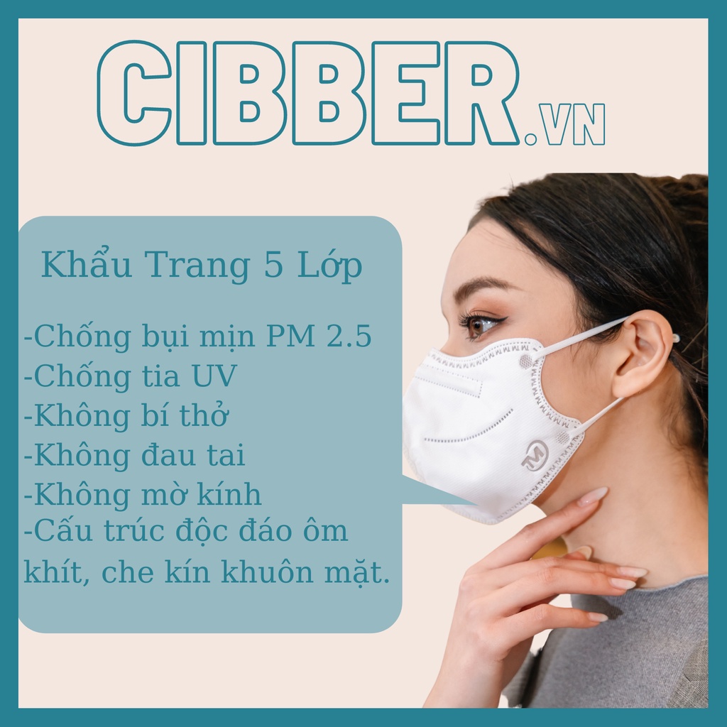 Khẩu trang 6D-TM - Tuấn Minh Platinum -TMN95 - Hàng chính hãng công ty