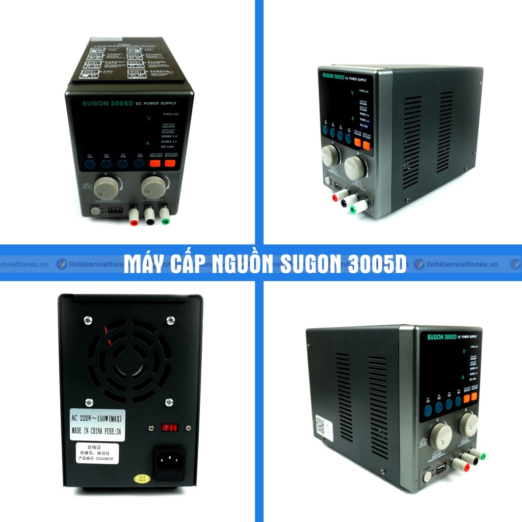 Máy cấp nguồn DC Sugon 3005D 30V 5A