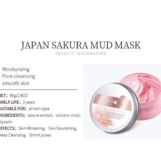 Mặt nạ ngủ Japan Sakura Mud mask