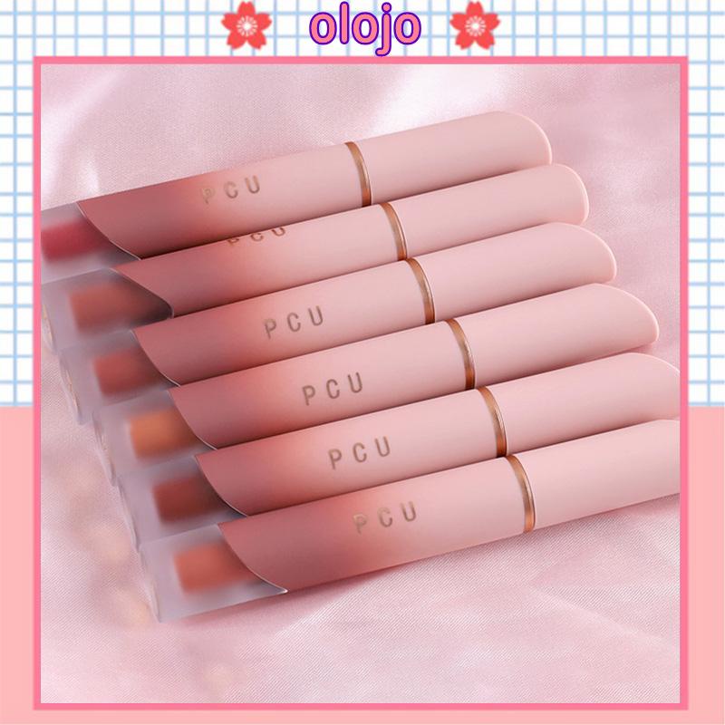 ⚜️Son Môi Dạng Kem Màu Nhung Lì Không Dính Ly Dưỡng Ẩm Lâu Trôi PCU