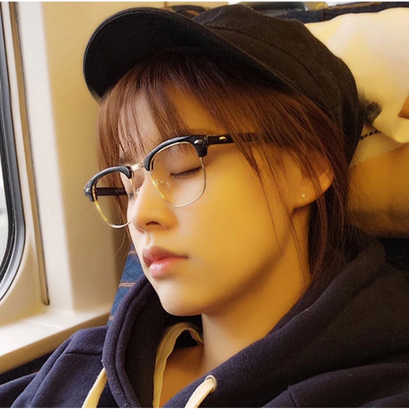 Mắt Kính Chống Bức Xạ Bằng Kim Loại Chống Ánh Sáng Xanh Dành Cho Nam Nữ