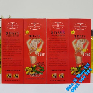 Kem tan mỡ bụng 3 Days