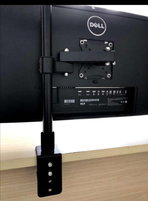 Giá đỡ kẹp bàn màn hình máy tính 17- 27 - 32inch  tâm lỗ 10x10cm tiết kiệm so với NB F80
