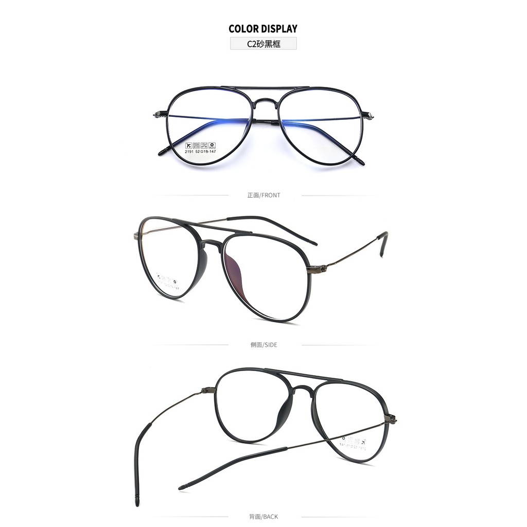 Gọng kính nam nữ mã 06 ( tặng kèm hộp đựng kính )