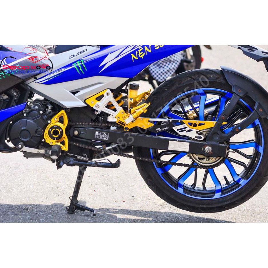 chắn xích cate nhôm cnc cho xe máy exciter150/winner