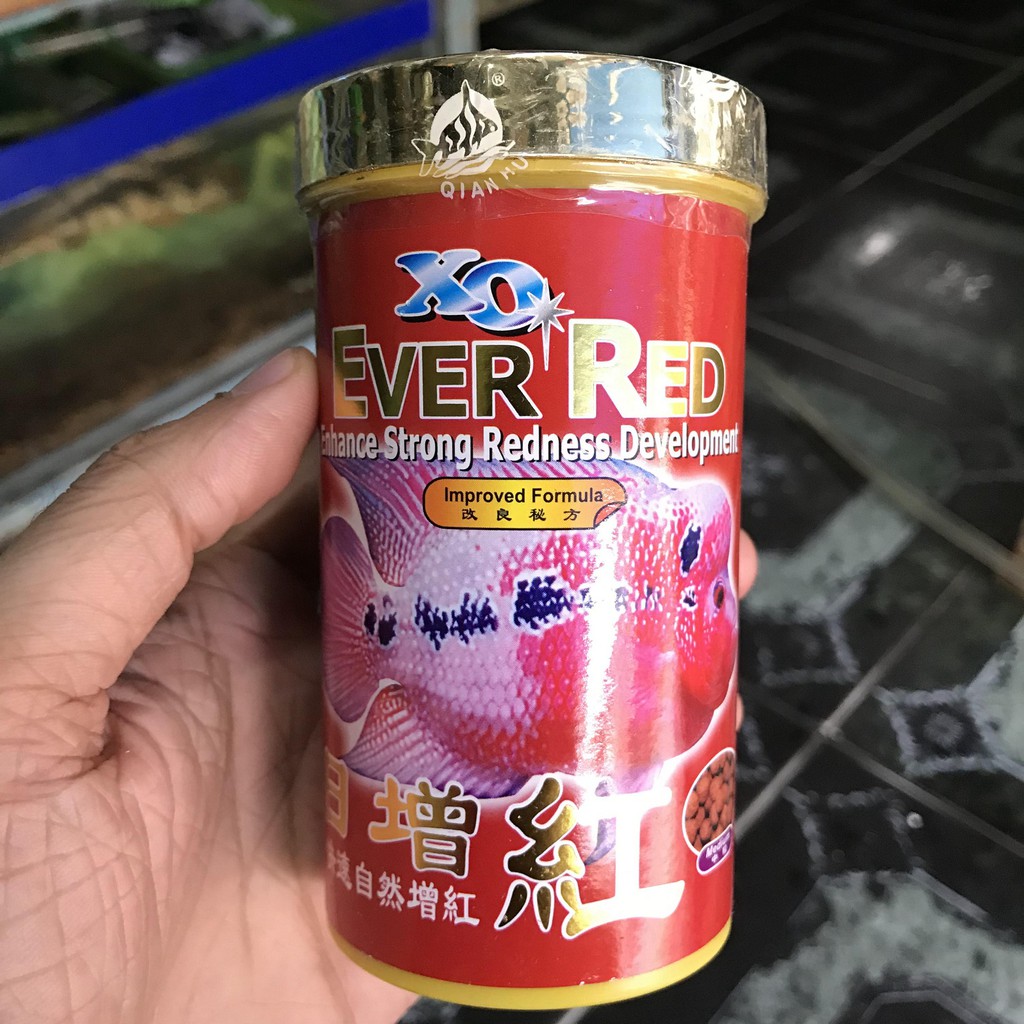 THỨC ĂN CHUYÊN HỖ TRỢ CÁ LA HÁN EVER RED XO OCEAN FREE 52% PROTEIN 120G