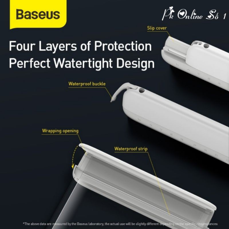 Túi chống nước chuẩn chống nước IPx8 cho điện thoại 7.2 inch trở xuống chính hãng Baseus Let'sGo