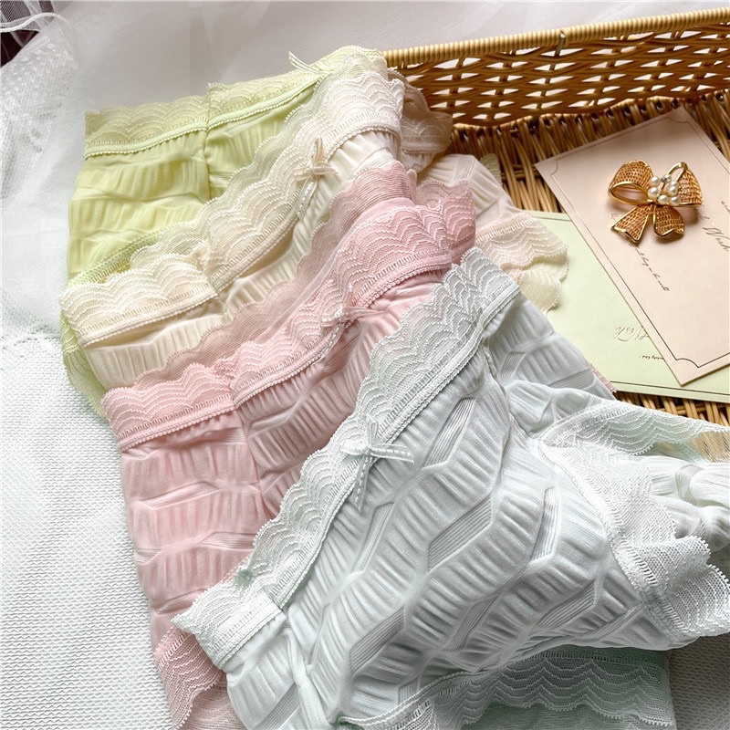 Quần Lót Nữ ❤️ Quần Lót Đúc Su Nhún 2 Lớp Siêu Mềm Mịn Thông Hơi Thoáng Khí 676