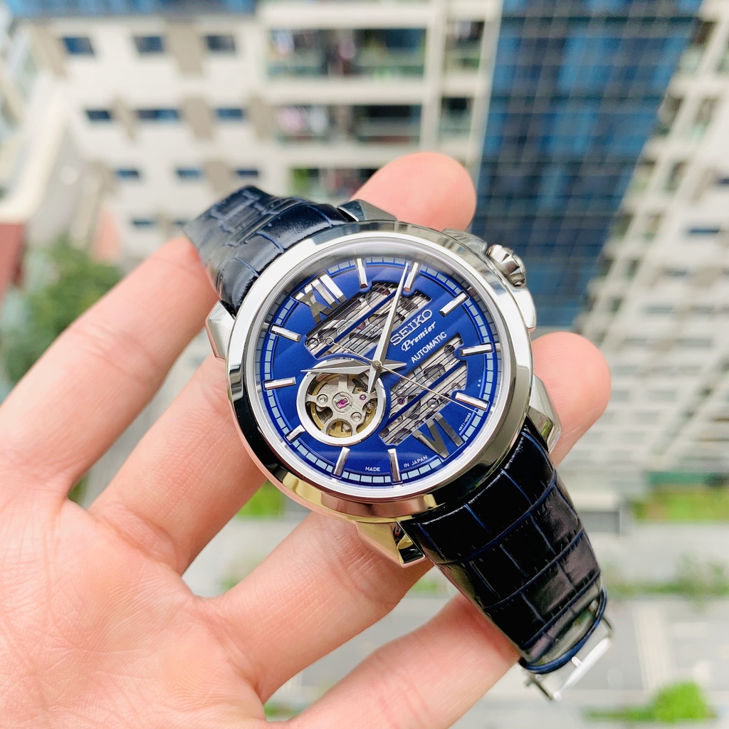 Đồng hồ nam chính hãng Seiko Premier SSA399J1 - Máy cơ tự động - Kính Sapphire