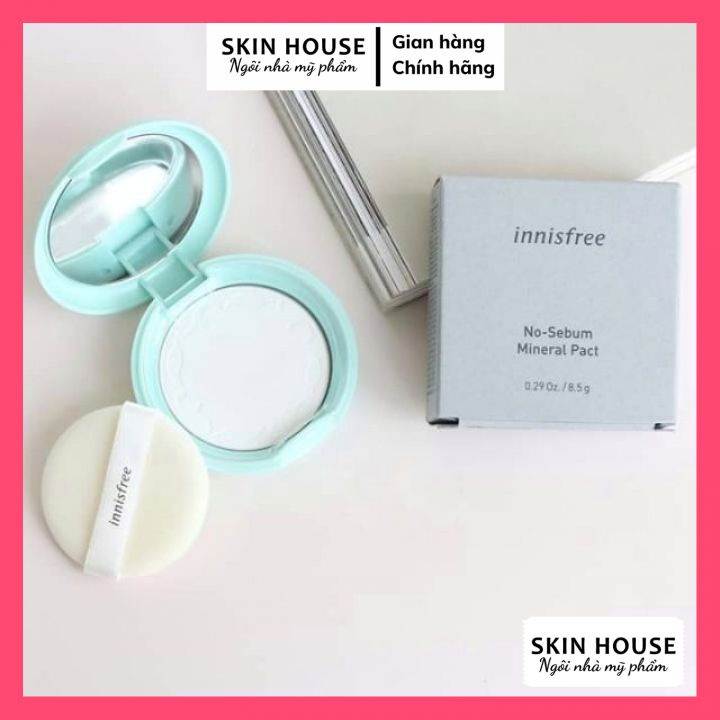 Phấn Phủ Dạng Nén Innisfree No Sebum Mineral Pact 8,5g