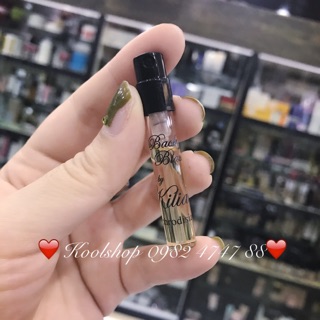 Vial 1.5ml NƯỚC HOA UNISEX BACK TO BLACK  BY KILIAN
