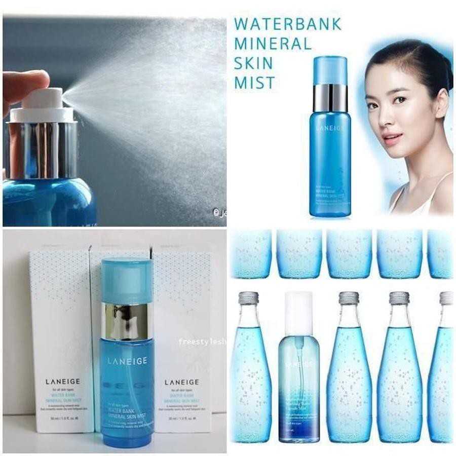 XỊT KHOÁNG DƯỠNG ẨM LANEIGE WATER BANK HYDRO MIST 150ML CHÍNH HÃNG