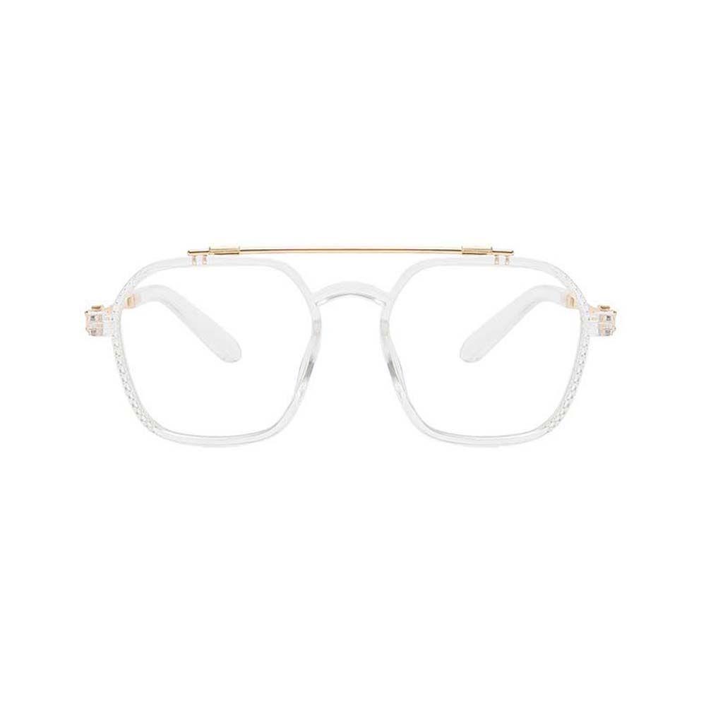 VANES1 Mắt Kính Gọng Vuông Đôi Màu Đen Chống Bức Xạ Cho Nam