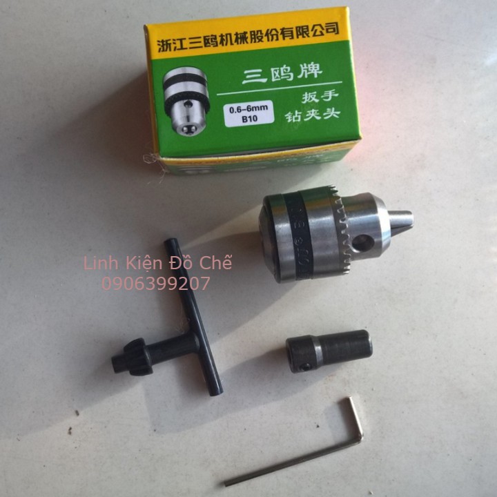 [Mã LIFE2410K giảm 10K đơn 20K] đầu khoan B10 + trục nối lỗ 5mm cho motor 775