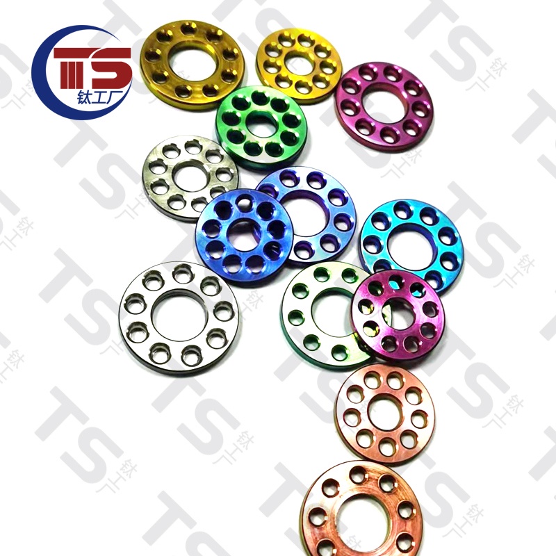 Vòng Đệm Bằng Hợp Kim Titan TC4 M6 M8 M10 Cho Xe Máy TC4