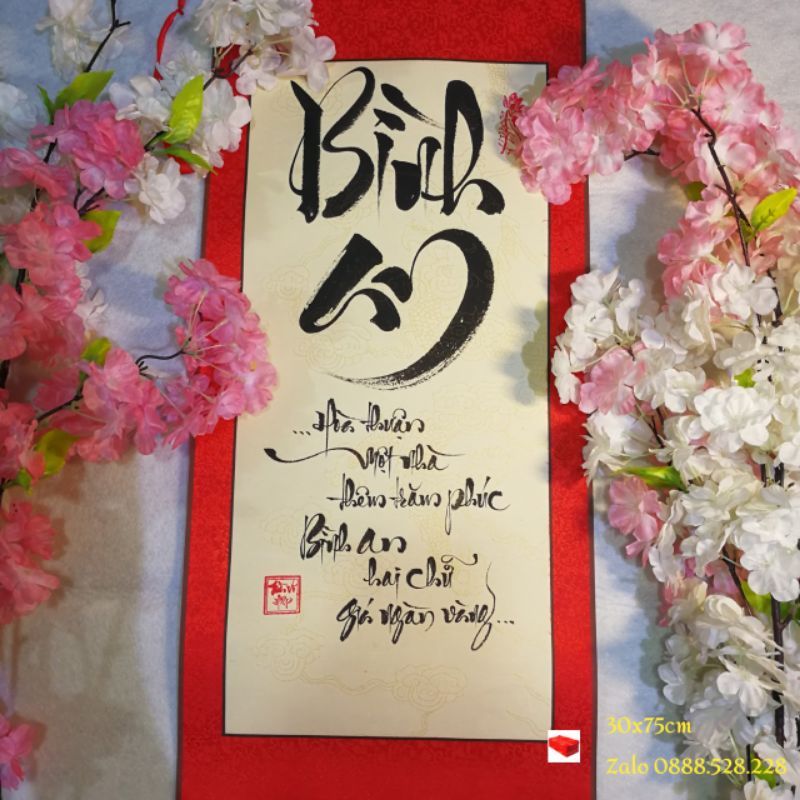 Thư pháp chữ Bình An