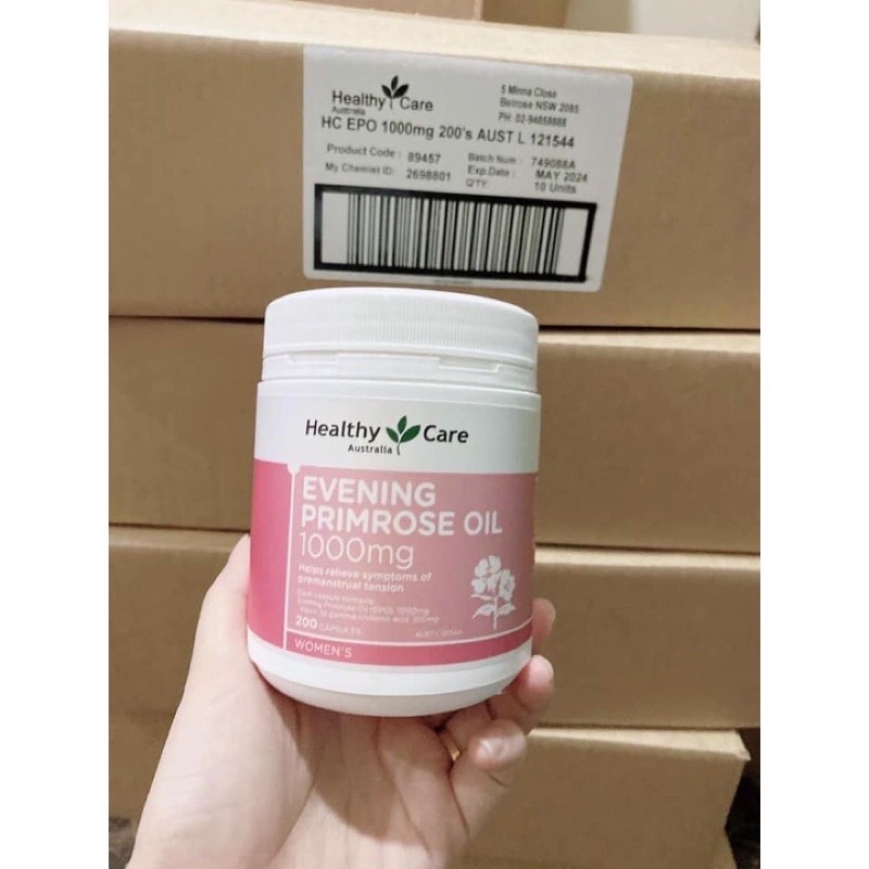 Tinh Dầu Hoa Anh Thảo Evening Primrose Oil 1000mg - Lọ 200 viên