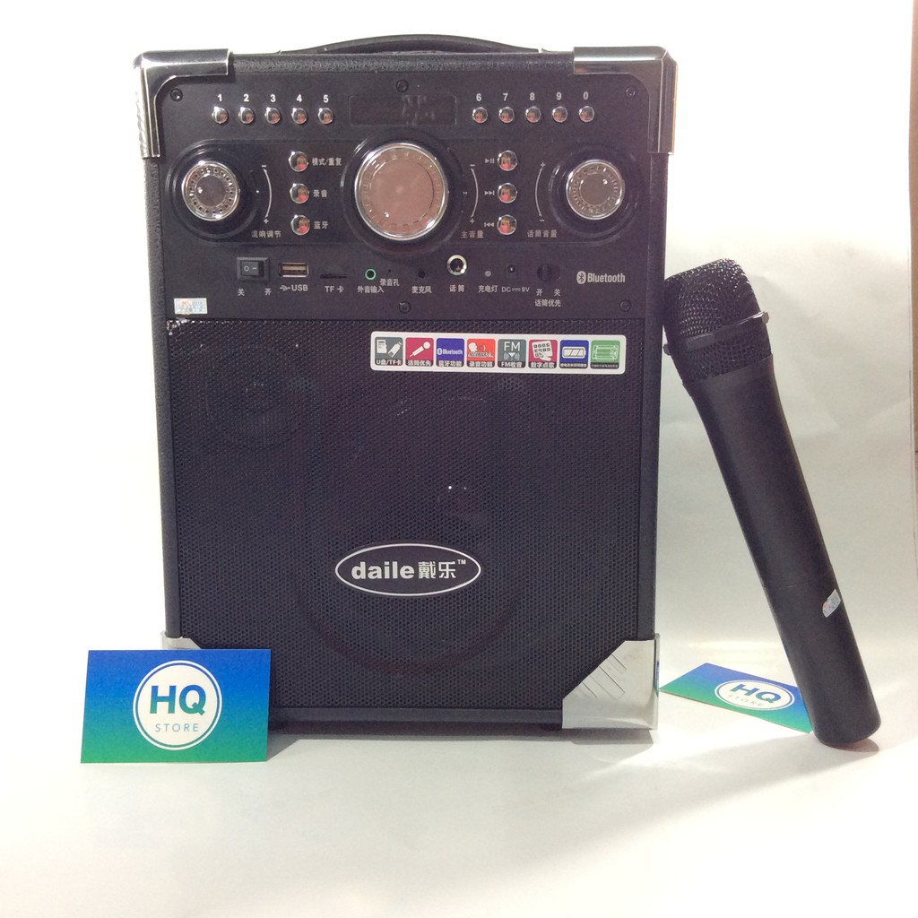 Loa karaoke daile s8 [ tặng kèm micro không dây cực hay ]