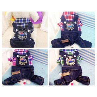 Áo thú cưng - Yêm liền quần cho chó mèo [ off 7% following]