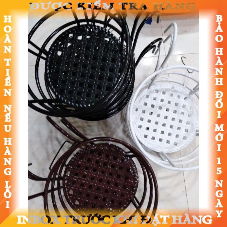 (SẮT ĐẶC) Giỏ hoa treo ban công - Hàng sơn tĩnh cực đẹp dangtuan