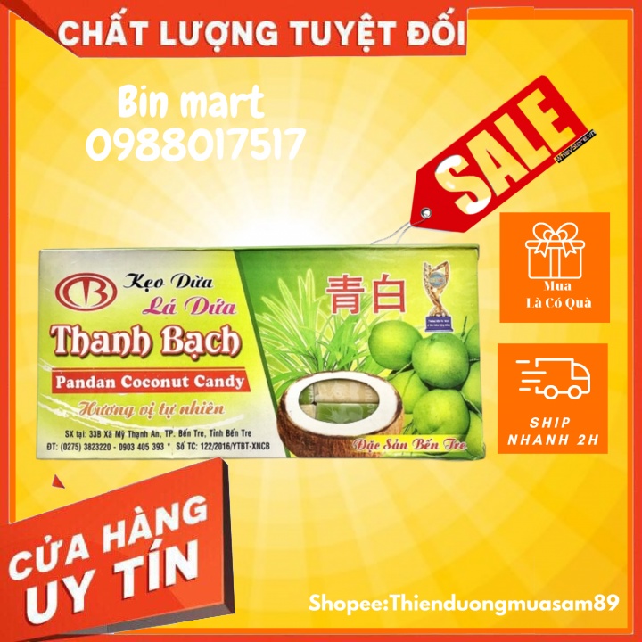 Kẹo dừa lá dứa Thanh Bạch